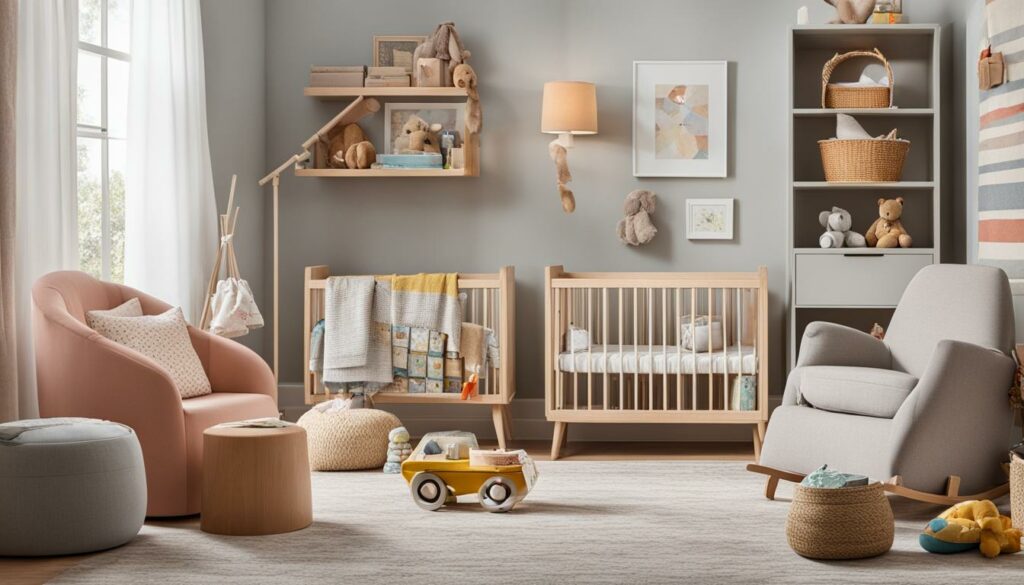 organizing living areas for baby